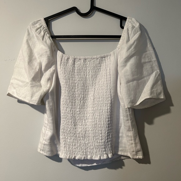 Abercrombie White Blouse - Picture 2 of 3